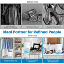 HOMPANY Dehumidifier, 38oz 1100ml Dehumidifiers, 2200 Cubic feet 240sq ft Dehumidifier with 7 Colors LED Light and Auto Shut-off for Basements, Bathroom, Bedroom