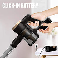 ORFELD 4 in 1 Cordless Vac CX11, 22KPa Hurricane Suction with Dual Hepa Filtration System
