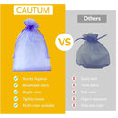 100PCS Organza Bags, 4x6 Inch Drawstring Gift Bags, Favor Bags, Mesh Sheer Gift Bags Set, Jewelry Organza Bags for Birthday, Thanksgiving, Christmas, Wedding Party, Baby Shower(Mulit Color)