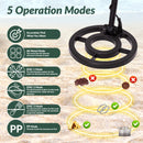 Metal Detector for Adults & Kids, CAUTUM High Accuracy Adjustable Gold Detector with 8.5" Waterproof Coil and Headphone