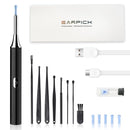 Ear Wax Removal Endoscope, 1080P HFD Visual Wireless Earwax Cleaner with 6 LED Lights, Waterproof Plastic Ear Camera Earpicks Compatible iPhone, iPad and Android