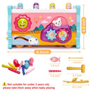 Plastic 8 in 1 Hammering Pounding Toy, Fishing Game for Kids, Montessori Educational Toys for 1 2 3 Year Old Toddler Activities Toy