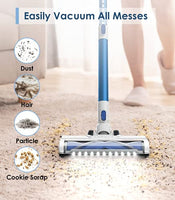 ORFELD Cordless Stick Vacuum VC818 with 1.4L Big Dustbin For Hardwood Pet Hair