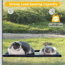 Cat Window Perch, ORFELD Cat Hammock Window Seat L 24" x W 15", Safety Cat Shelves, Black