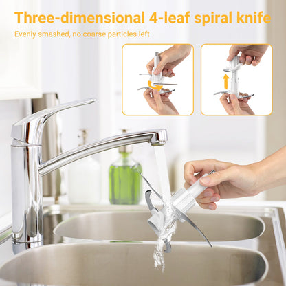 ORFELD Meat Grinder Electric, 8 Cup Stainless Steel Bowl Food Processor, 2 Speeds Meat Chopper for Beef Vegetables Fruits Nuts, 4 Sharp Blades, 300W, Kitchen Gift for Salad Lovers