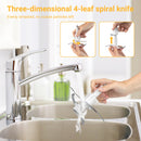 ORFELD Meat Grinder Electric, 8 Cup Stainless Steel Bowl Food Processor, 2 Speeds Meat Chopper for Beef Vegetables Fruits Nuts, 4 Sharp Blades, 300W, Kitchen Gift for Salad Lovers