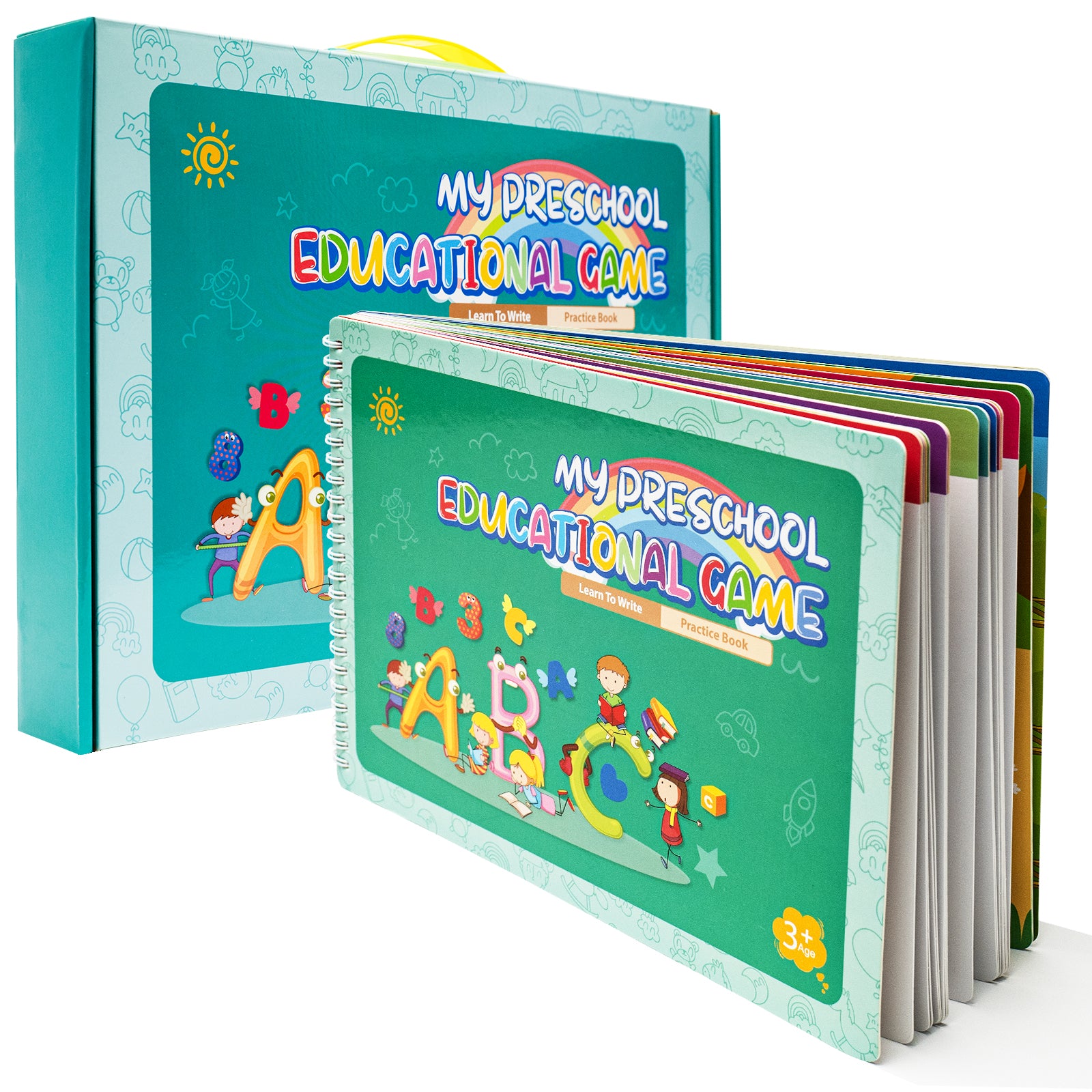 Kids Busy Book, Preschool Learning Toys Educational Game, Practice Book for Boys & Girls