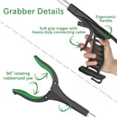 Reacher Grabber Pickup Tool, ORFELD 32" Foldable Arm Extension Grabber with Shoe Horn, Trash Picker, Ideal for the Elderly and Disabled People