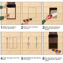 Automatic Chicken Coop Door, Light Sensor Chicken Coop Door for All Coops, Sensitive Lifting, Weatherproof for Outdoor and Indoor