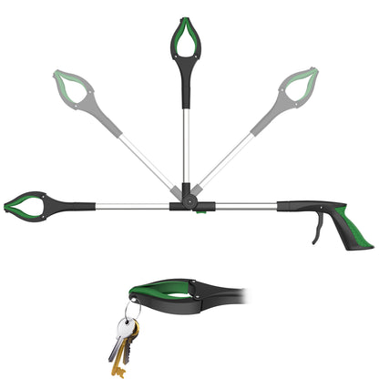 ORFELD 32" Foldable Trash Grabber Reaching Tool, Lightweight Picker Upper Tool for the Elderly Collection Clean-up