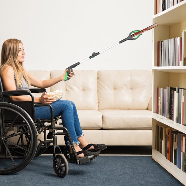 ORFELD 32" Foldable Trash Grabber Reaching Tool, Lightweight Picker Upper Tool for the Elderly Collection Clean-up