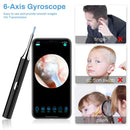 Ear Wax Removal Endoscope, 1080P HFD Visual Wireless Earwax Cleaner with 6 LED Lights, Waterproof Plastic Ear Camera Earpicks Compatible iPhone, iPad and Android