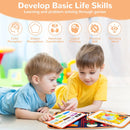 Montessori Educational Sensory Toys, 7 IN 1 Baby Busy Board, Preschool Learning Toys for Toddlers 1 2 3 4 Years Old