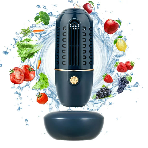 Fruit and Vegetable Cleaner Machine, CAUTUM Wireless Food Washing Machine for Cleaning Fruit, Meat, Toys