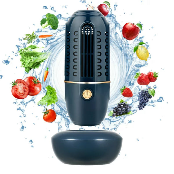 Fruit and Vegetable Cleaner,Portable Fruit and Vegetable Purifier  Waterproof and Easy-to-Clean USB-Rechargeable for Vegetables, Fruits, Meat  Seafood