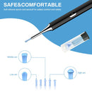 Ear Wax Removal Endoscope, 1080P HFD Visual Wireless Earwax Cleaner with 6 LED Lights, Waterproof Plastic Ear Camera Earpicks Compatible iPhone, iPad and Android