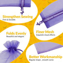 100PCS Organza Bags, 4x6 Inch Drawstring Gift Bags, Favor Bags, Mesh Sheer Gift Bags Set, Jewelry Organza Bags for Birthday, Thanksgiving, Christmas, Wedding Party, Baby Shower(Mulit Color)