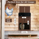 Automatic Chicken Coop Door, Light Sensor Chicken Coop Door for All Coops, Sensitive Lifting, Weatherproof for Outdoor and Indoor