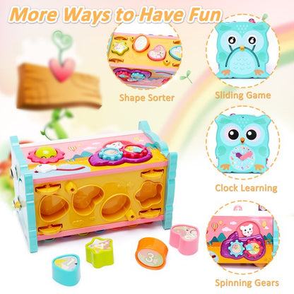 ORFELD Montessori Learning Toys 8 in 1 Baby Sensory Toys Toddler Educational Gifts for Kids 1- 3Y Boys & Girls